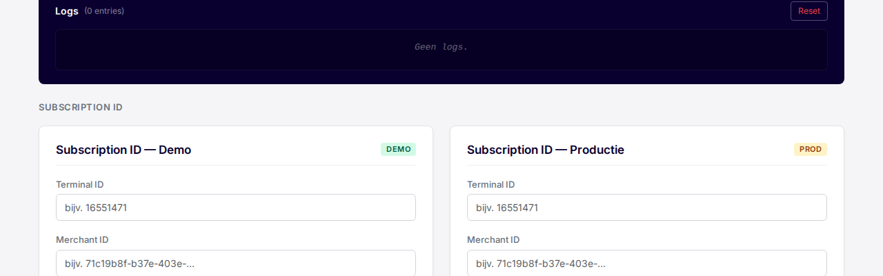 Subscription ID genereren